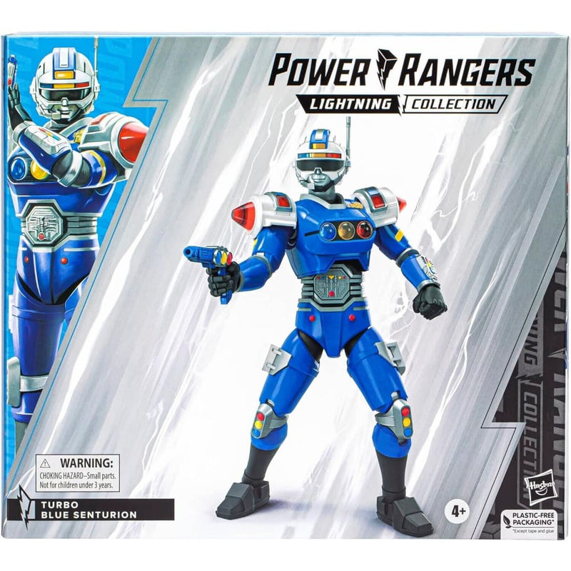 Power Rangers Lightning Collection - Turbo Blue Senturion Action Figure - Toys & Games:Action Figures & Accessories:Action Figures
