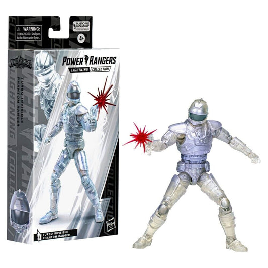 Power Rangers Lightning Collection Turbo Invisible Phantom Ranger Action Figure - Toys & Games:Action Figures & Accessories:Action Figures