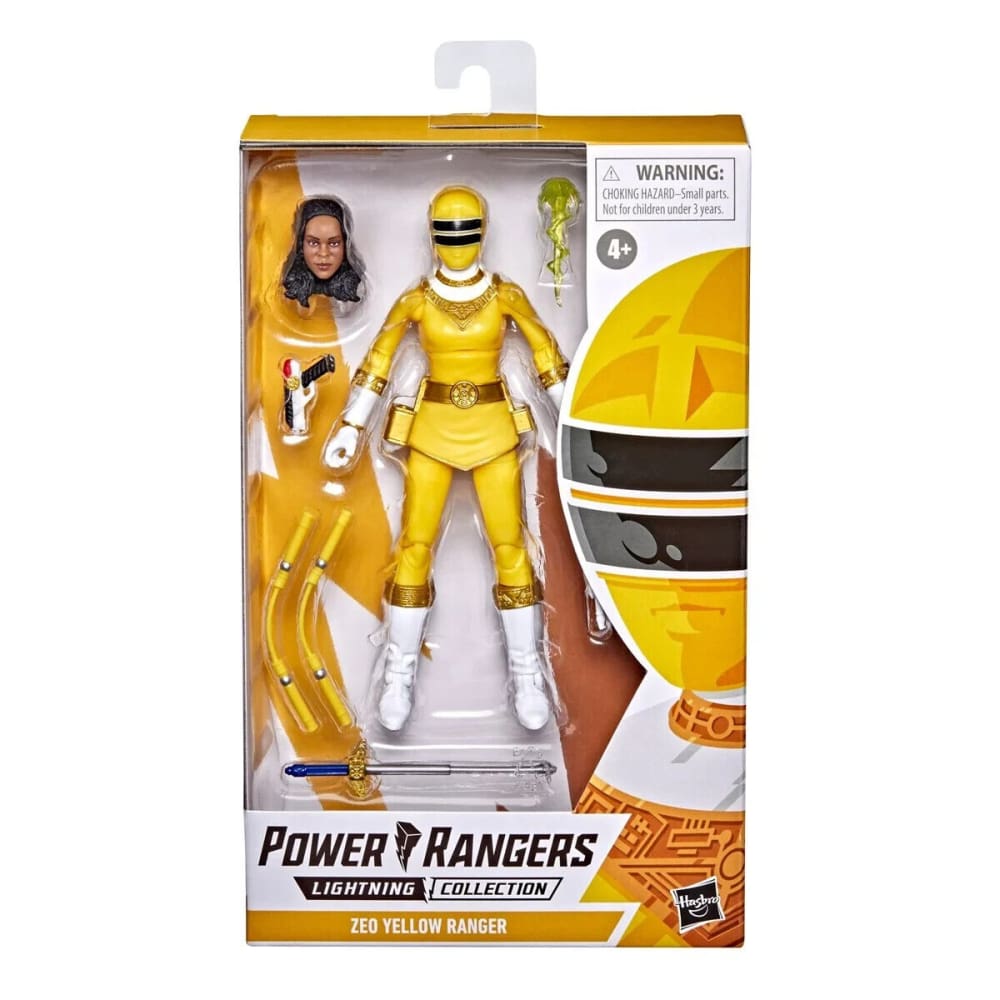 Power Rangers Lightning Collection - Zeo Yellow Ranger 6 Scale Action Figure - Toys & Games:Action Figures & Accessories:Action Figures