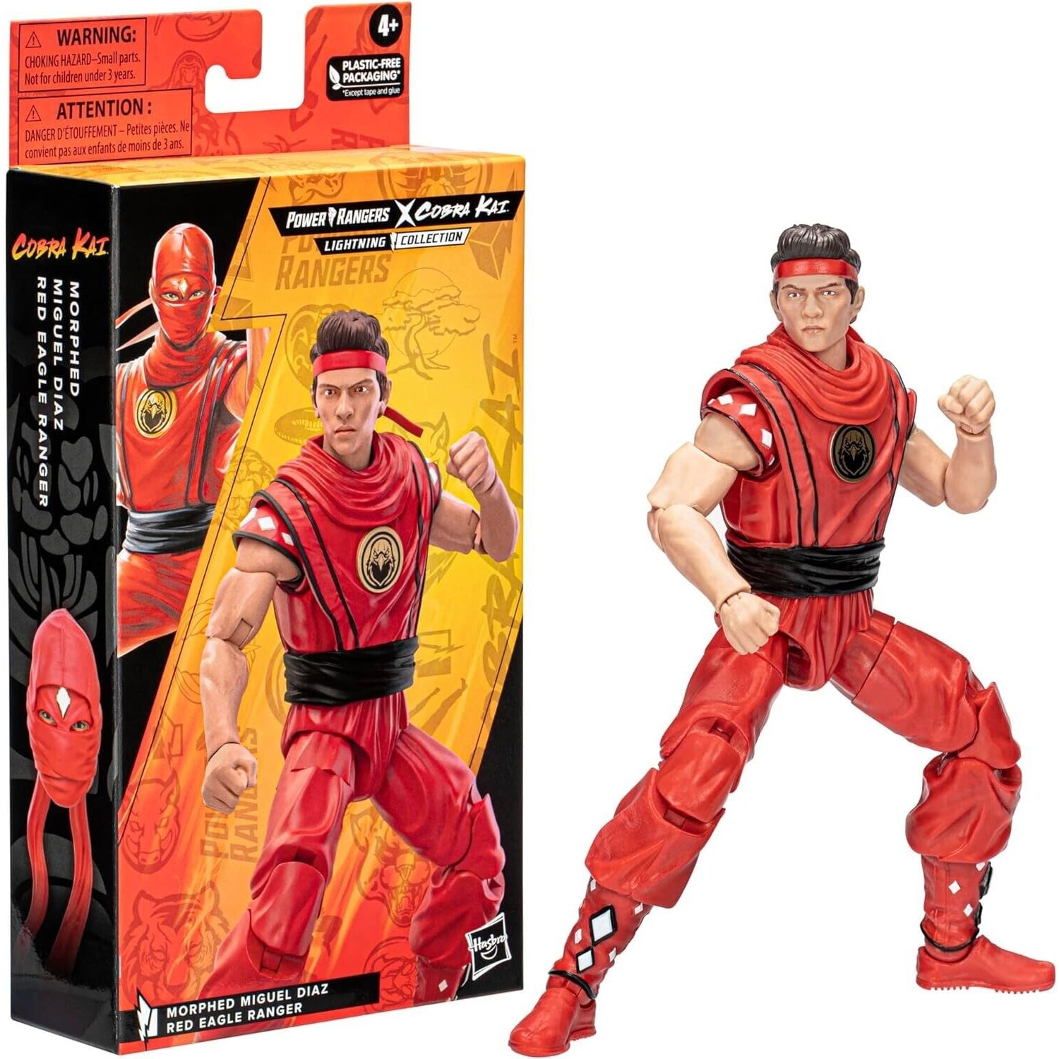 Power Rangers x Cobra Kai Lightning Collection - Morphed Miguel Diaz Red Ranger - Toys & Games:Action Figures & Accessories:Action Figures