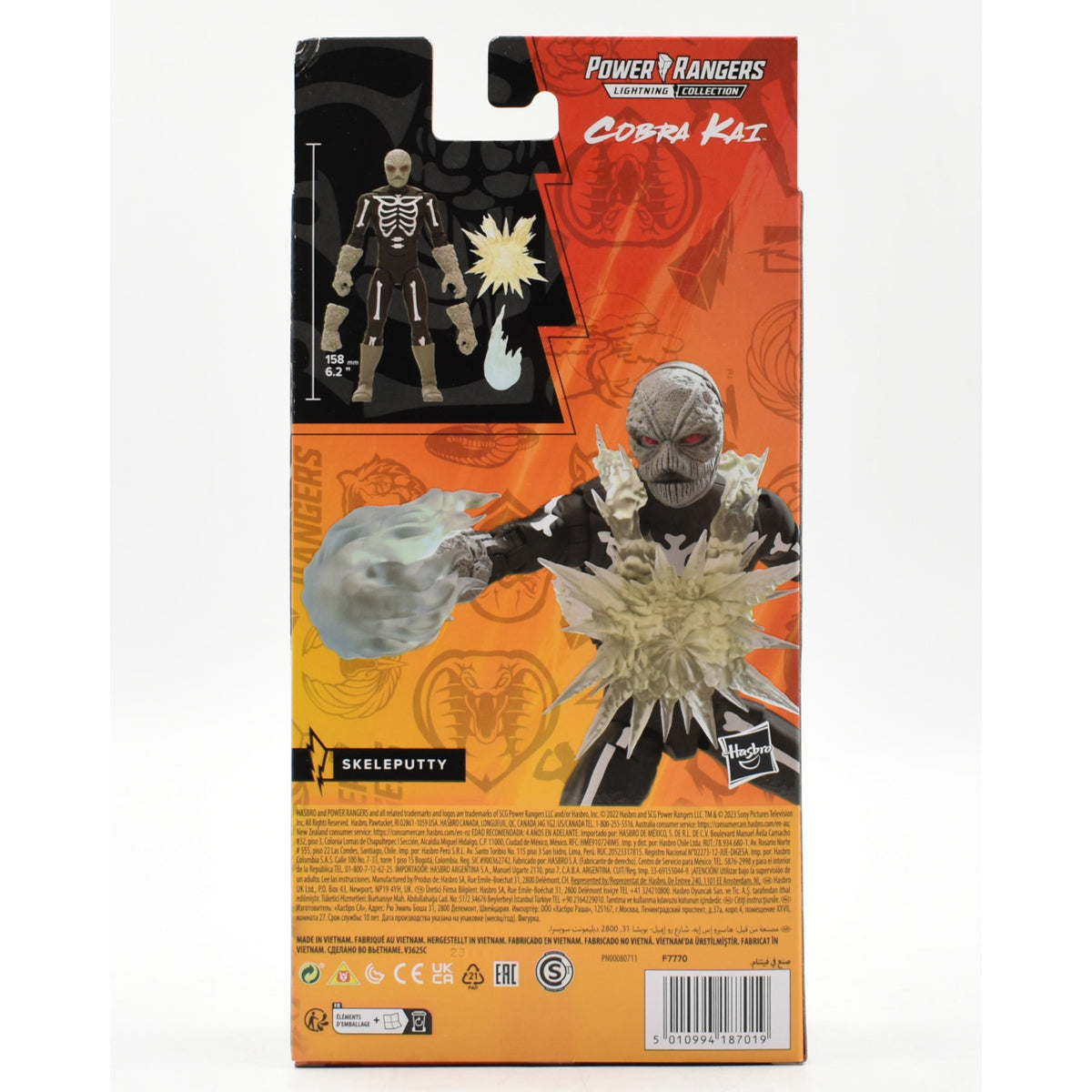 Power Rangers x Cobra Kai Lightning Collection - Skeleputty Action Figure - Power Rangers