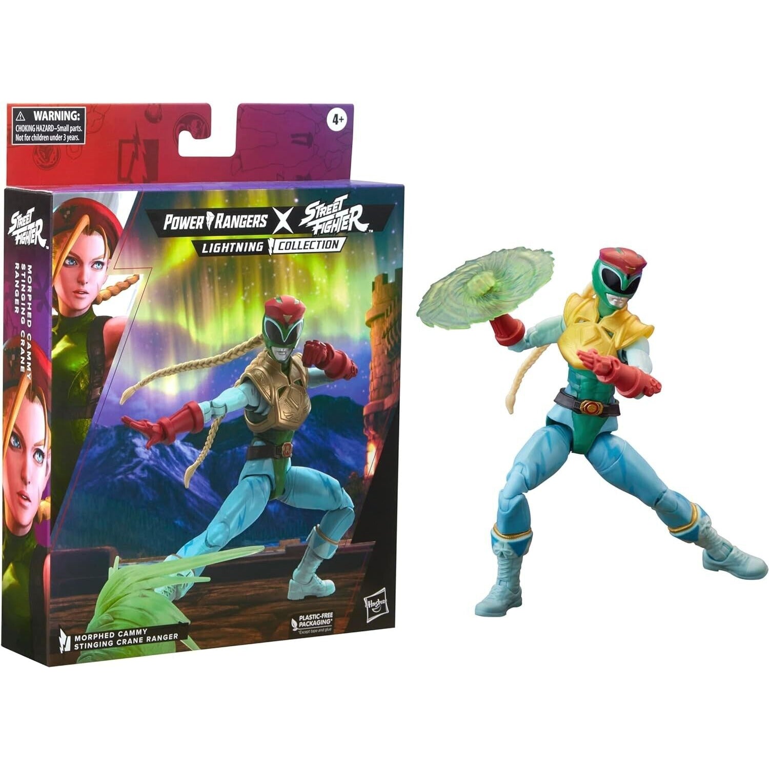 Power Rangers x Street Fighter Morphed Cammy Stinging Crane Ranger Action Figure - Toys & Games:Action Figures & Accessories:Action Figures