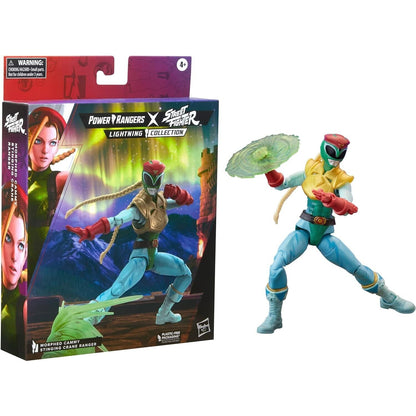 Power Rangers x Street Fighter Morphed Cammy Stinging Crane Ranger Action Figure - Toys & Games:Action Figures & Accessories:Action Figures