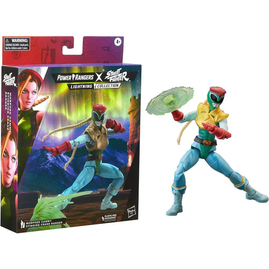 Power Rangers x Street Fighter Morphed Cammy Stinging Crane Ranger Action Figure - Toys & Games:Action Figures & Accessories:Action Figures