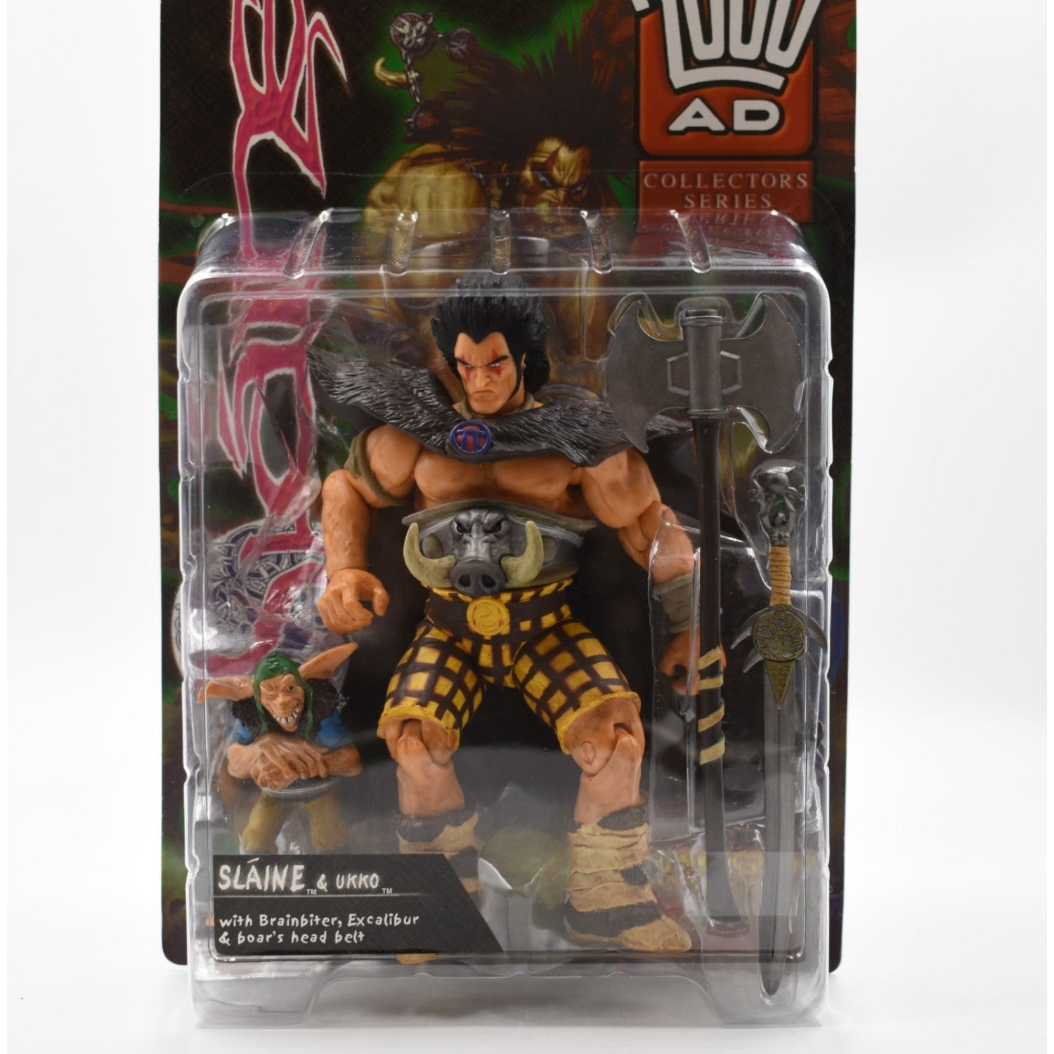 ReAction Judge Dredd 2000AD Series 1 Slaine & Ukko Action Figure