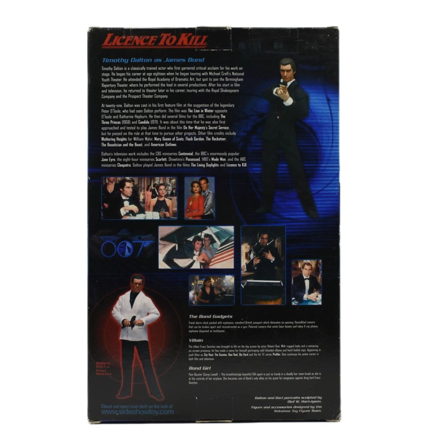 Sideshow James Bond License To Kill - Timothy Dalton as Bond 12’’ Action Figure - Toys & Games:Action Figures & Accessories:Action Figures