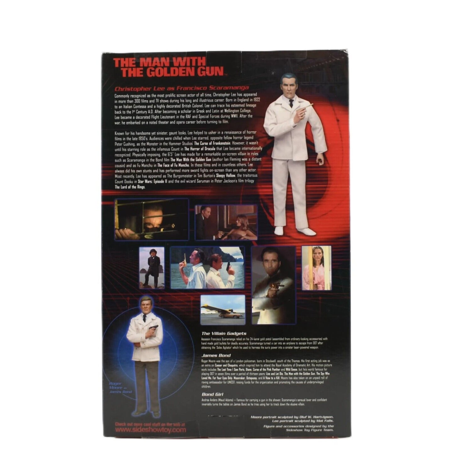 Sideshow James Bond Man with The Golden Gun Christopher Lee as Scaramanga Figure - Toys & Games:Action Figures & Accessories:Action Figures