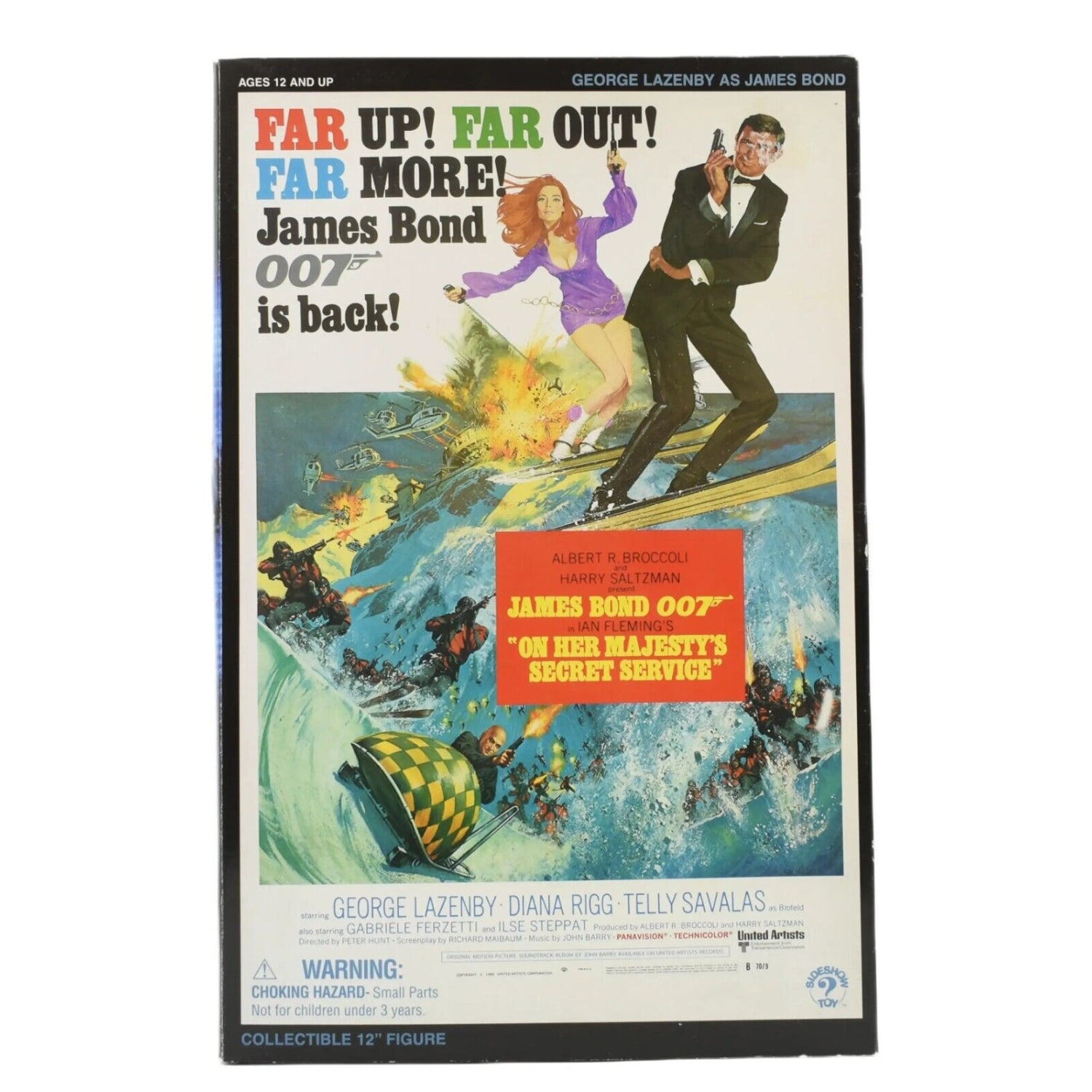 Sideshow James Bond On Her Majesty’s Secret Service - George Lazenby 12’’ Figure - Toys & Games:Action Figures & Accessories:Action Figures