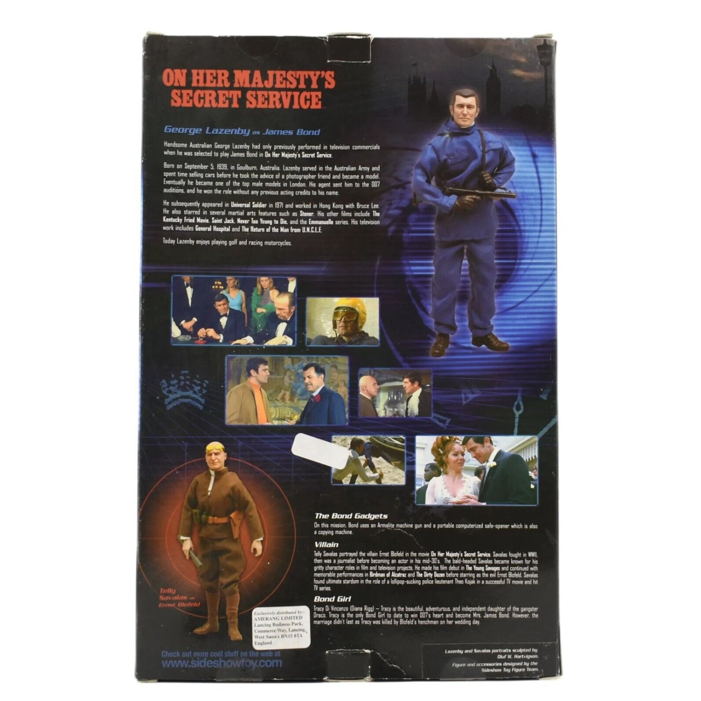 Sideshow James Bond On Her Majesty’s Secret Service - George Lazenby 12’’ Figure - Toys & Games:Action Figures & Accessories:Action Figures