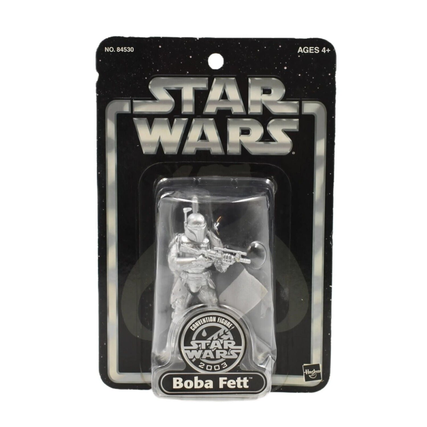 Star Wars 2003 Convention - Silver Boba Fett Exclusive Action Figure - Toys & Games:Action Figures & Accessories:Action Figures