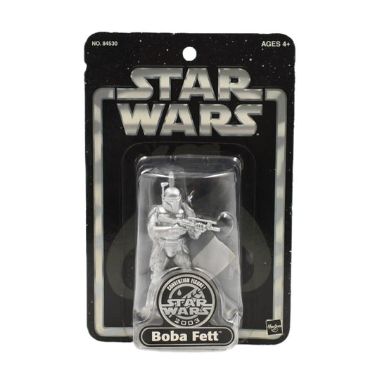 Star Wars 2003 Convention - Silver Boba Fett Exclusive Action Figure - Toys & Games:Action Figures & Accessories:Action Figures
