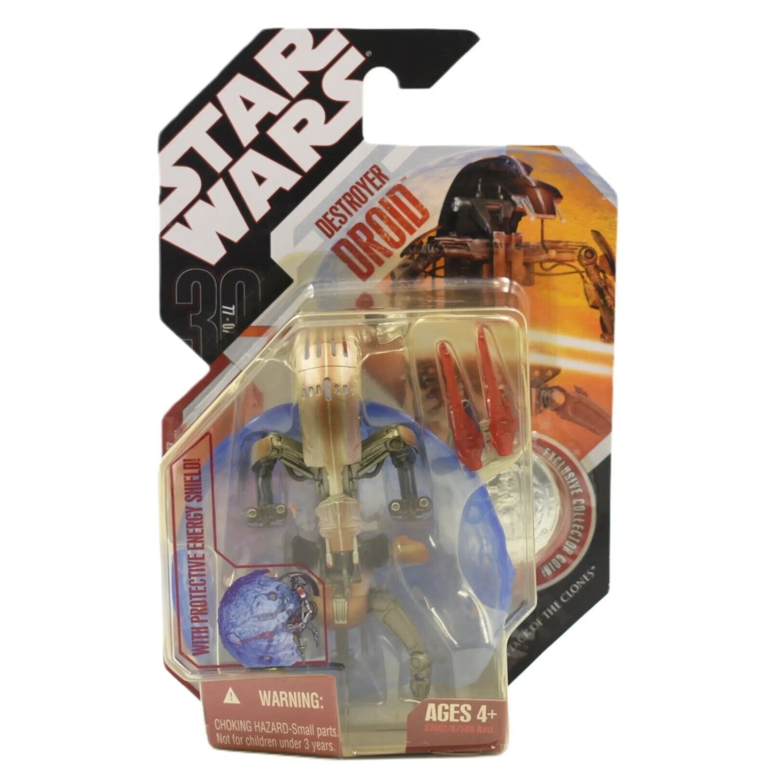 Star Wars 30th Anniversary - Destroyer Droid with Energy Shield Action Figure - Toys & Games:Action Figures & Accessories:Action Figures