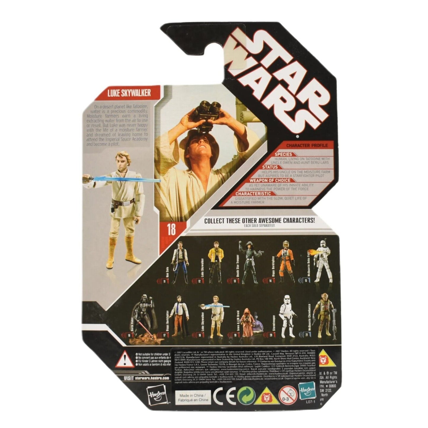 Star Wars 30th Anniversary - Luke Skywalker (Moisture Farmer) Action Figure - Toys & Games:Action Figures & Accessories:Action Figures
