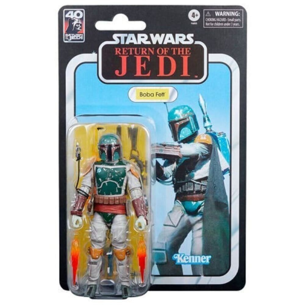 Star Wars 40th Anniversary Black Series - Boba Fett 6’ Action Figure Toys & Games:Action Figures Accessories:Action