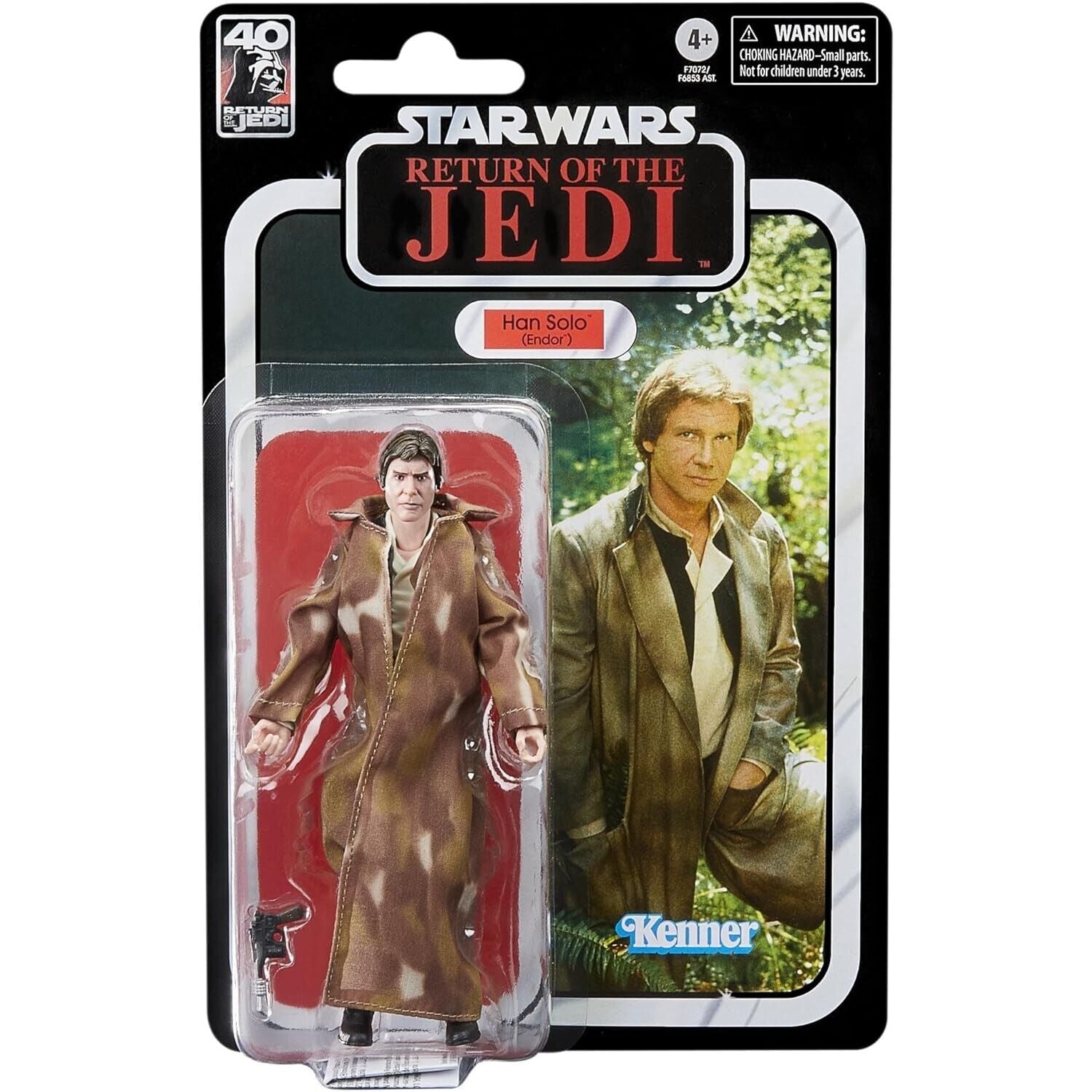 Star Wars 40th Anniversary Black Series - Han Solo Action Figure - Toys & Games:Action Figures & Accessories:Action Figures