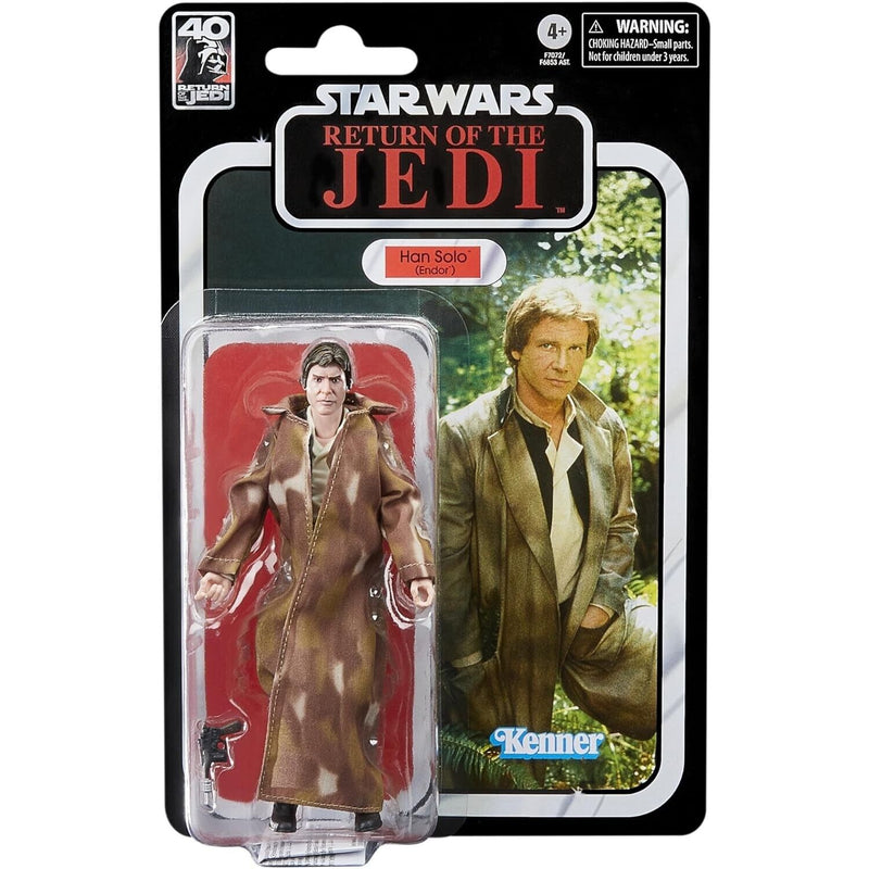 Star Wars 40th Anniversary Black Series - Han Solo Action Figure - Toys & Games:Action Figures & Accessories:Action Figures