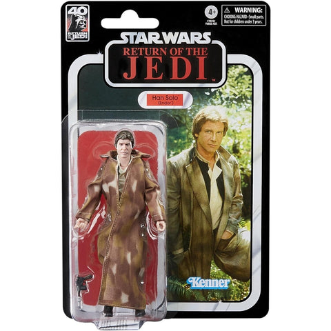 Star Wars 40th Anniversary Black Series - Han Solo Action Figure - Toys & Games:Action Figures & Accessories:Action Figures