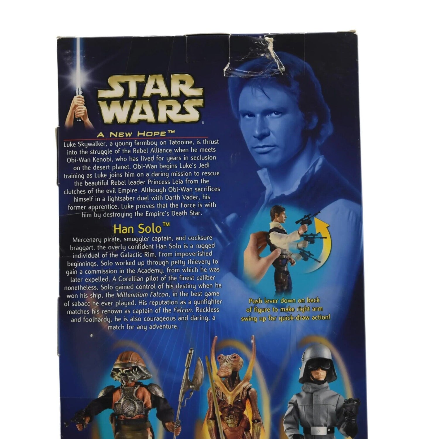 Star Wars A New Hope - Han Solo 12’’ Scale Action Figure - Toys & Games:Action Figures & Accessories:Action Figures