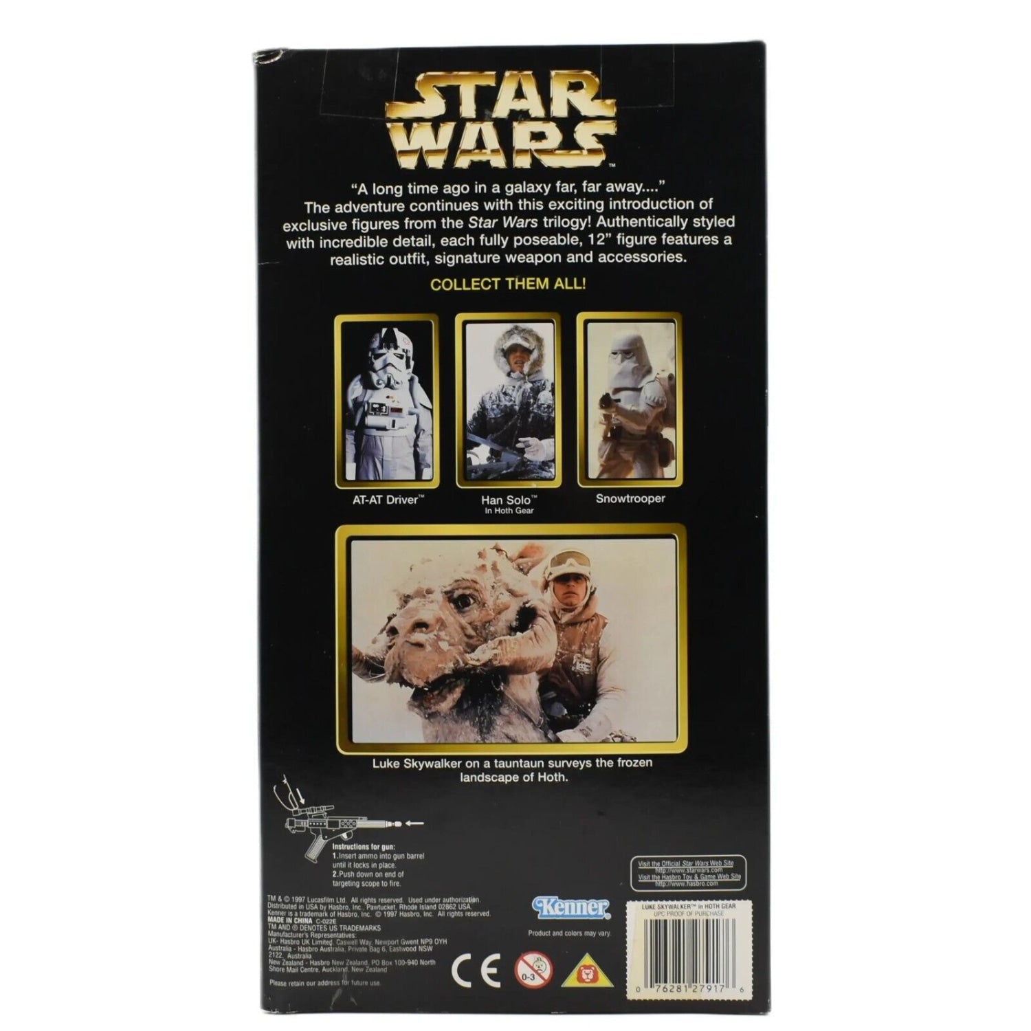 Star Wars Action Collection Luke Skywalker in Hoth Gear 12’’ Scale Action Figure - Toys & Games:Action Figures & Accessories:Action Figures