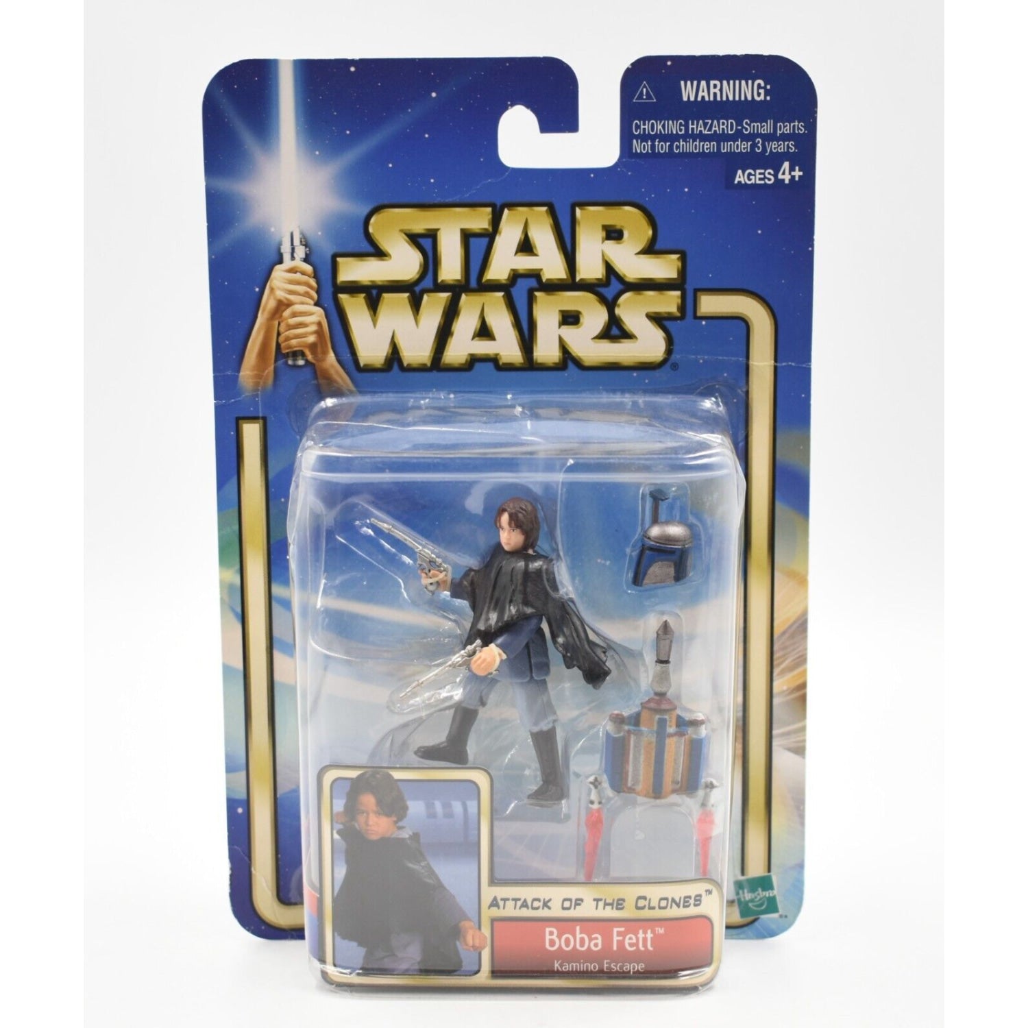 Star Wars Attack of The Clones - Boba Fett (Kamino Escape) Action Figure - Toys & Games:Action Figures & Accessories:Action Figures