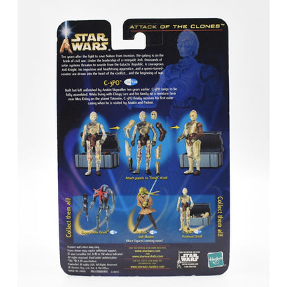 Star Wars Attack of The Clones - C-3PO (Protocol Droid) Action Figure - Toys & Games:Action Figures & Accessories:Action Figures
