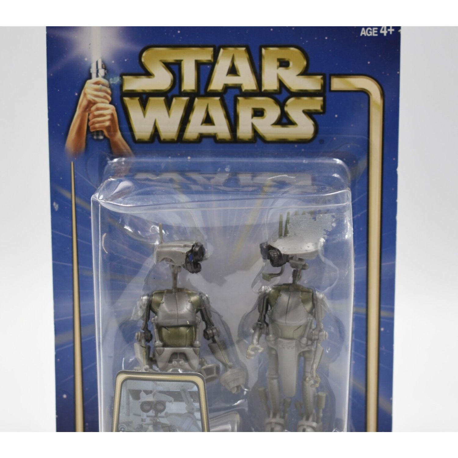 Star Wars Attack of The Clones - SP-4 & JN-66 (Research Droids) Action Figure - Toys & Games:Action Figures & Accessories:Action Figures