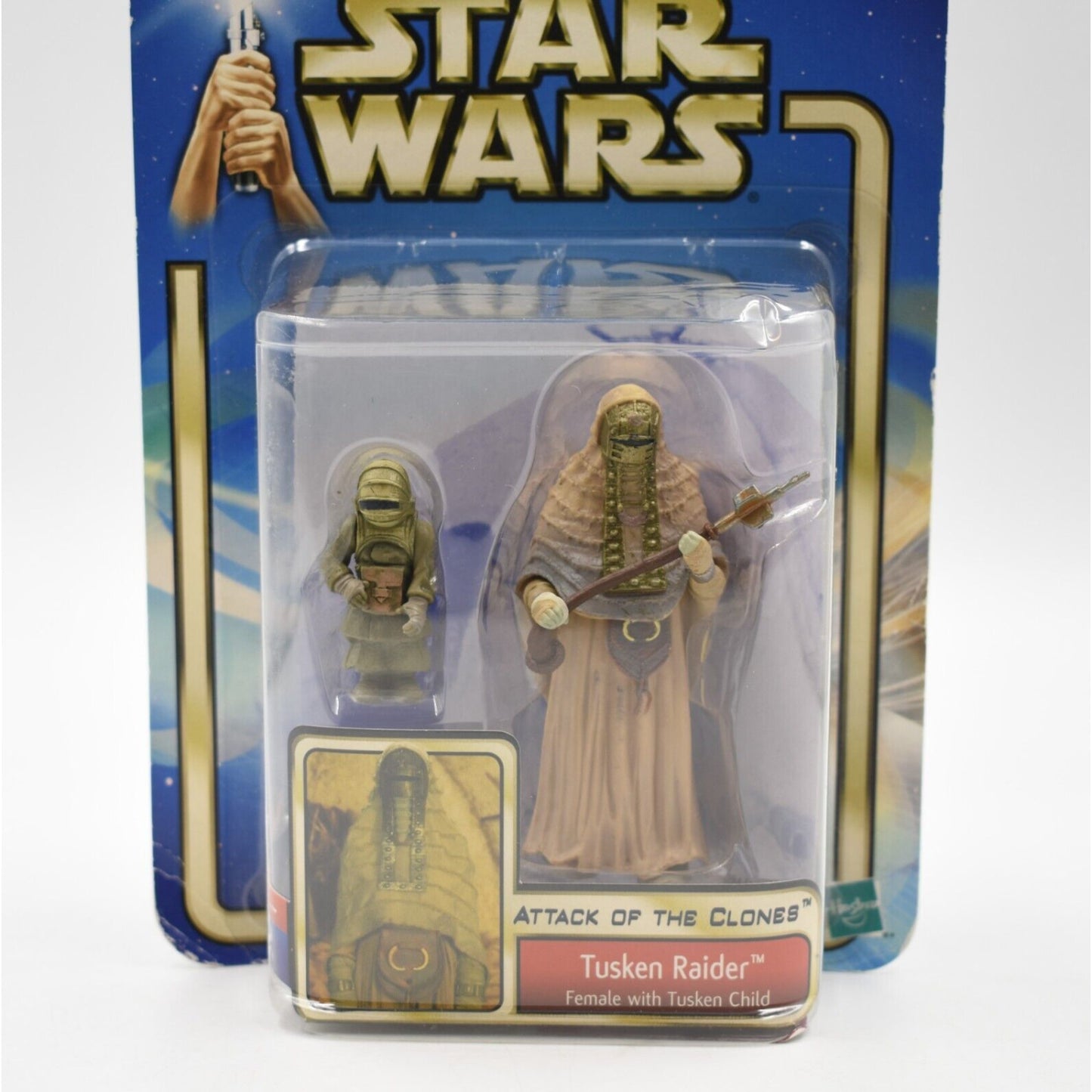 Star Wars Attack of The Clones - Tusken Raider (Female with Child) Action Figure - Toys & Games:Action Figures & Accessories:Action Figures