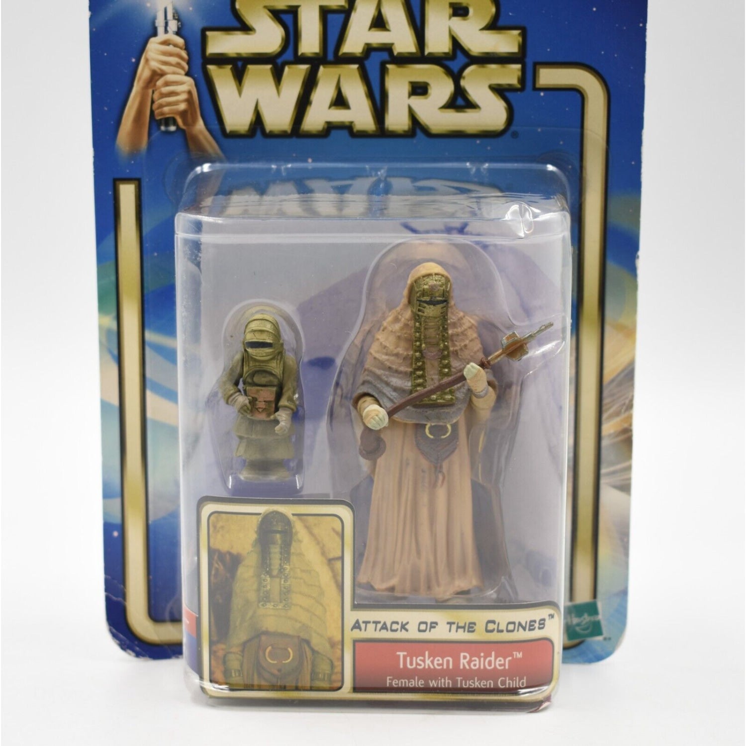 Star Wars Attack of The Clones - Tusken Raider (Female with Child) Action Figure - Toys & Games:Action Figures & Accessories:Action Figures