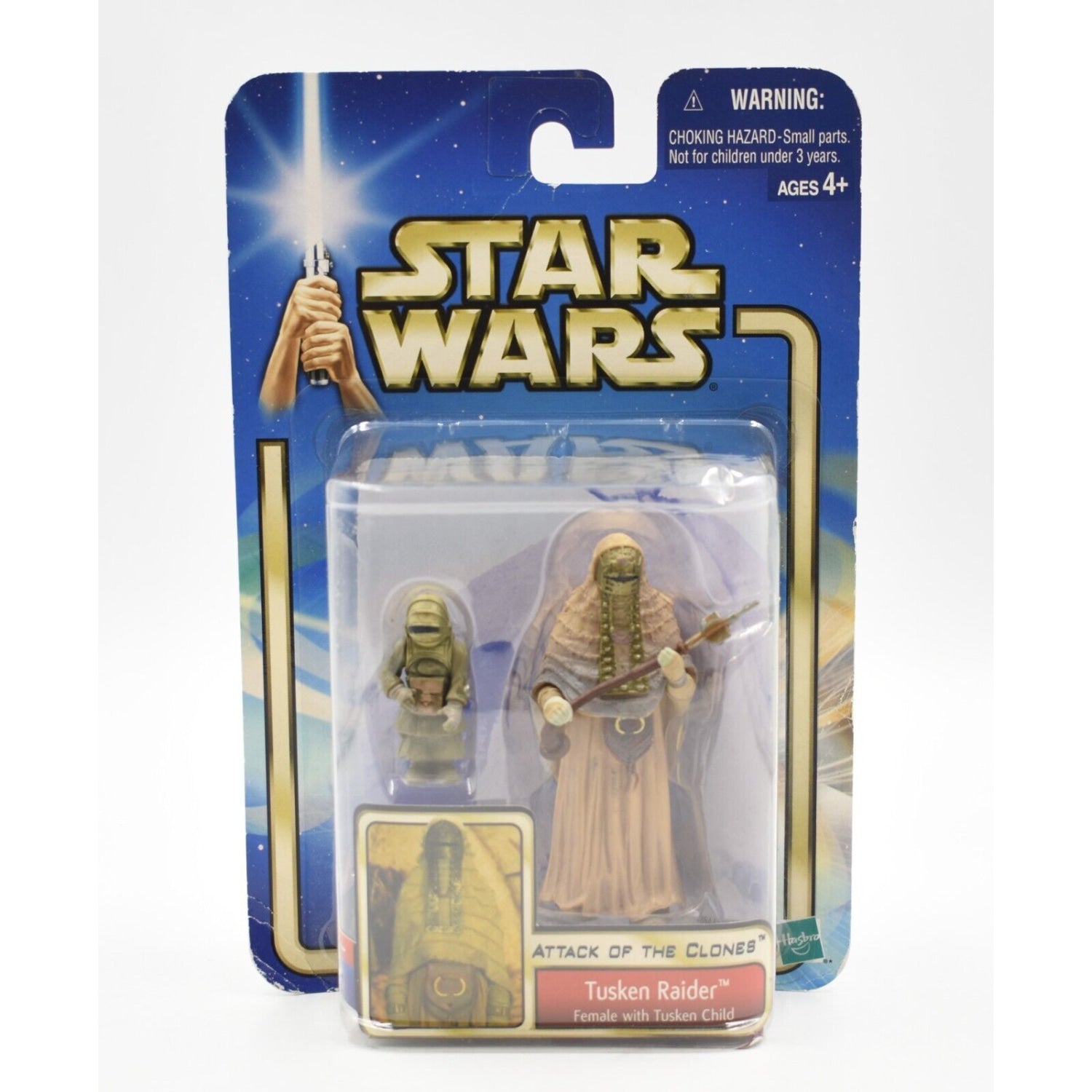 Star Wars Attack of The Clones - Tusken Raider (Female with Child) Action Figure - Toys & Games:Action Figures & Accessories:Action Figures