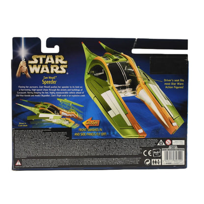 Star Wars Attack of The Clones - Zam Wesell Speeder with Blast-Off Panels - Toys & Games:Action Figures & Accessories:Action Figures