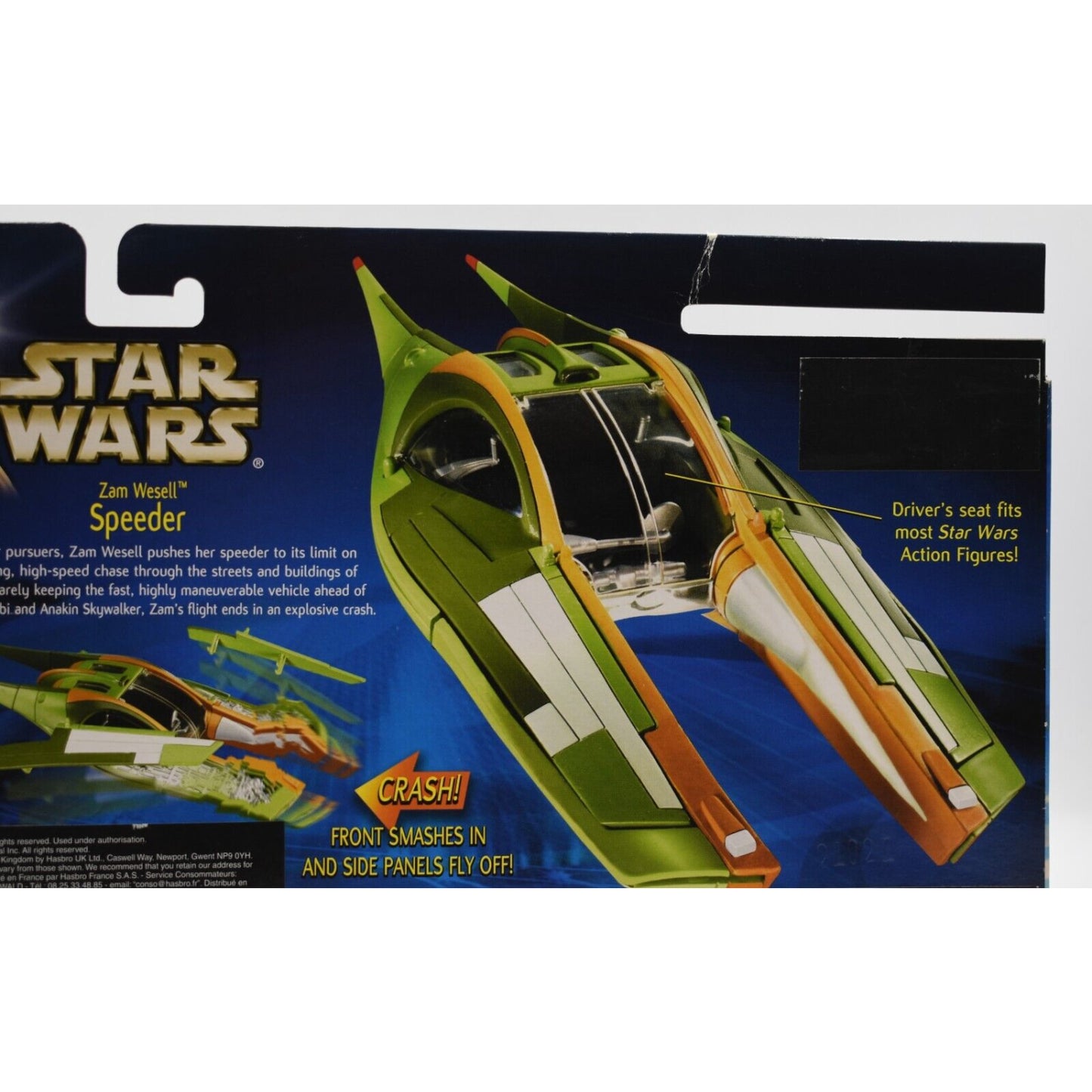 Star Wars Attack of The Clones - Zam Wesell Speeder with Blast-Off Panels - Toys & Games:Action Figures & Accessories:Action Figures
