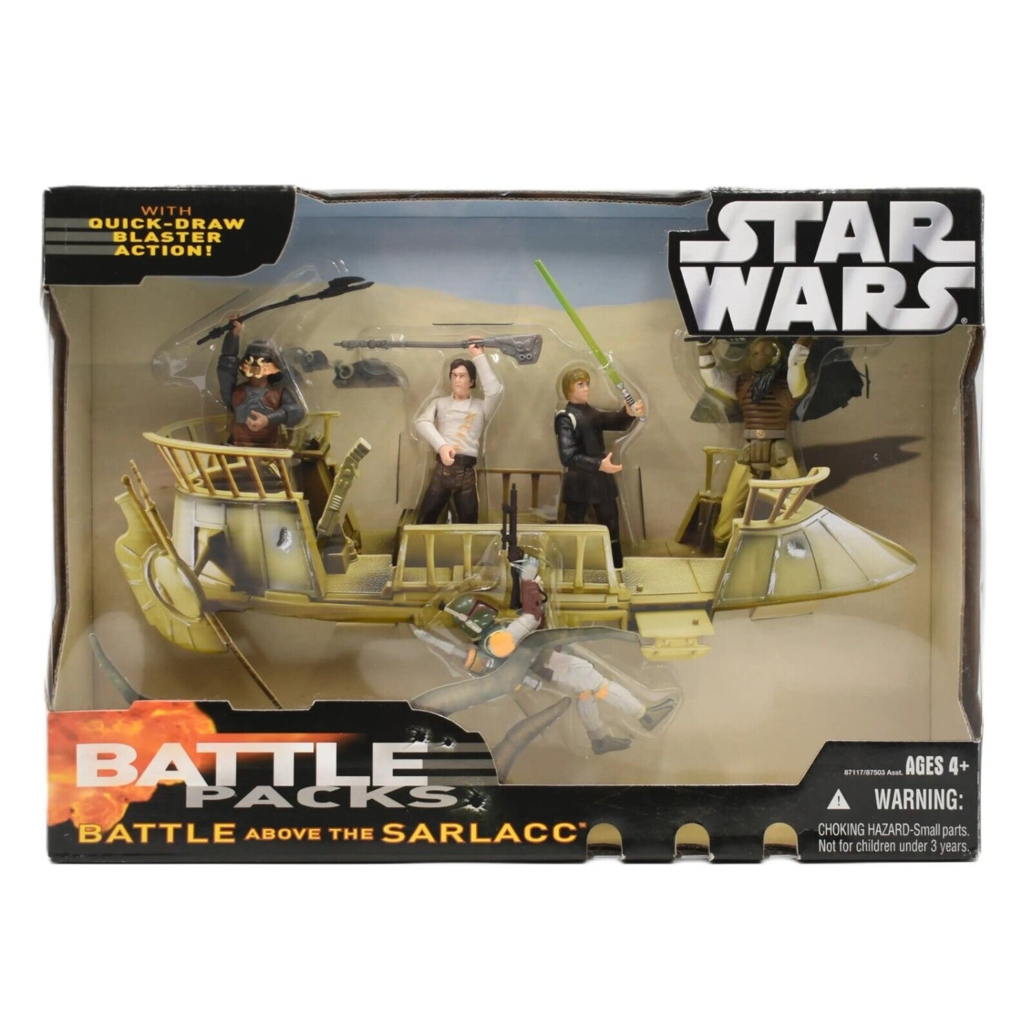 Star Wars Battle Packs - Battle Above The Sarlacc Action Figure Set - Toys & Games:Action Figures & Accessories:Action Figures