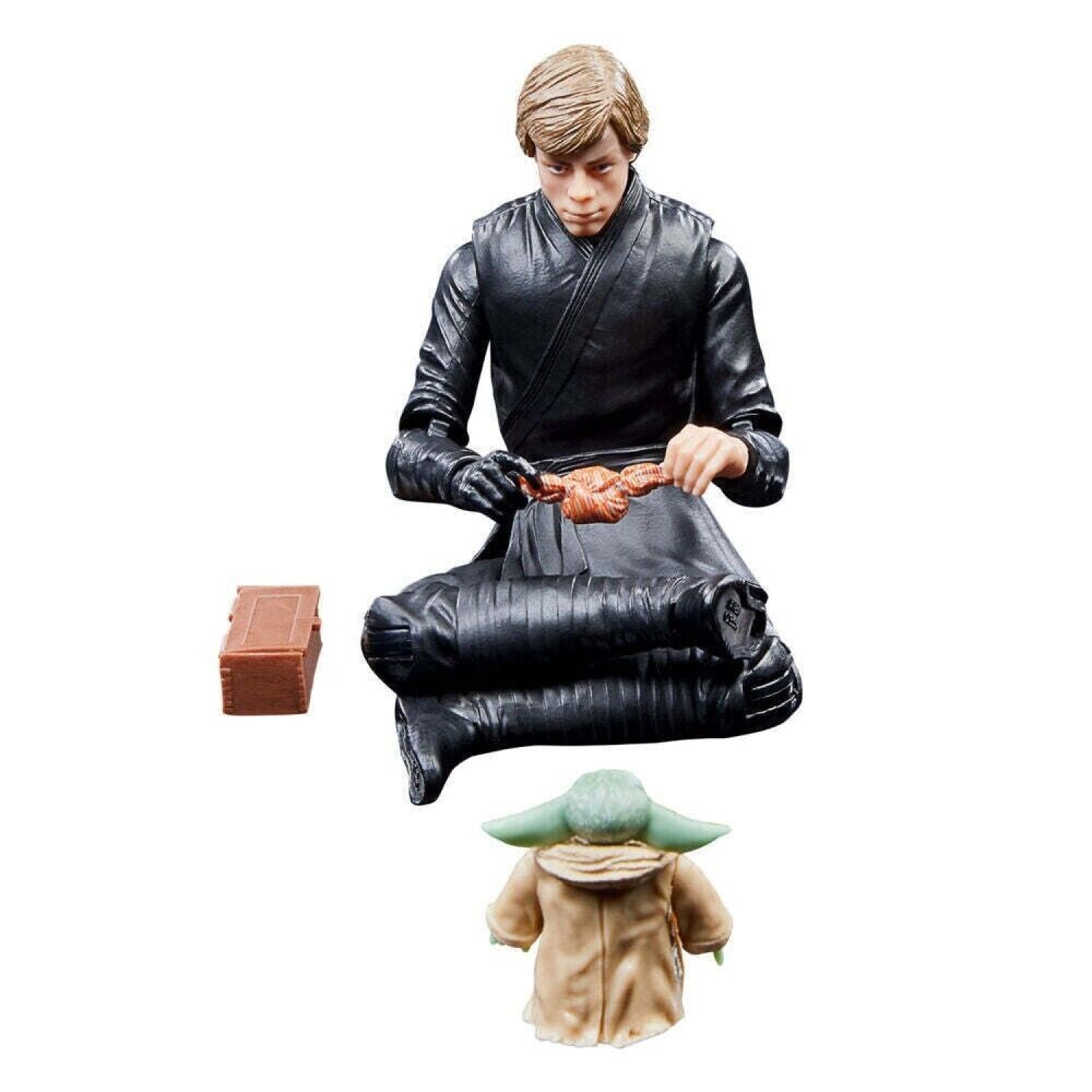 Star Wars Book of Boba The Black Series Luke Skywalker & Grogu Action Figure Set - Toys Games:Action Figures Accessories:Action