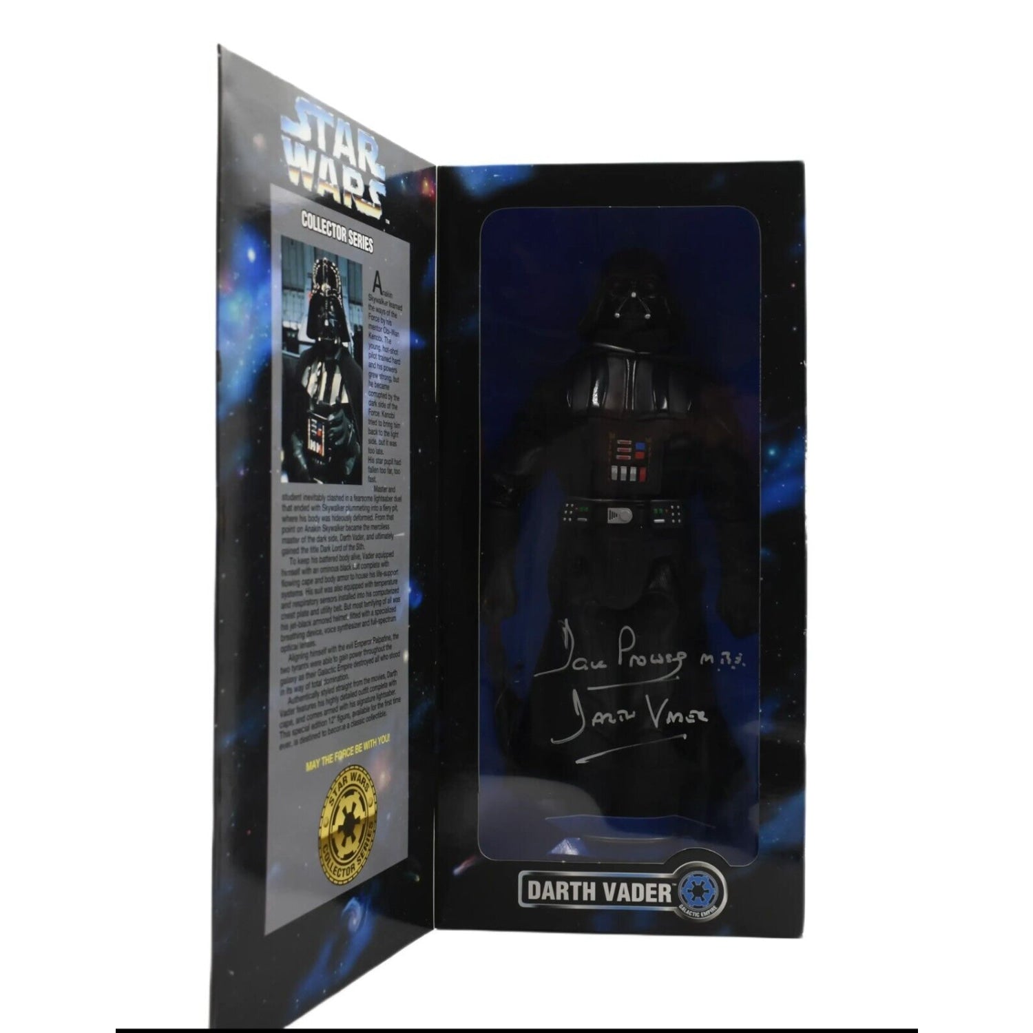 Star Wars Collector Series Darth Vader 12’’ Action Figure SIGNED BY DAVE PROWSE - Toys & Games:Action Figures & Accessories:Action Figures