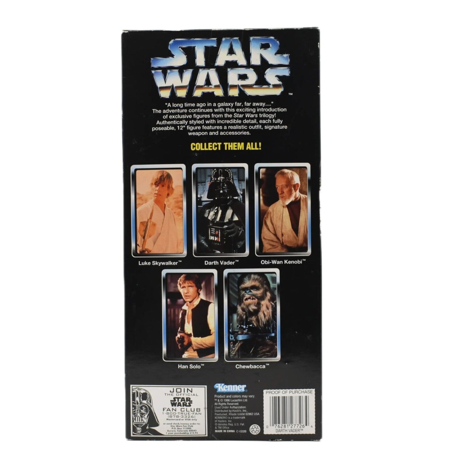Star Wars Collector Series Darth Vader 12’’ Action Figure SIGNED BY DAVE PROWSE - Toys & Games:Action Figures & Accessories:Action Figures