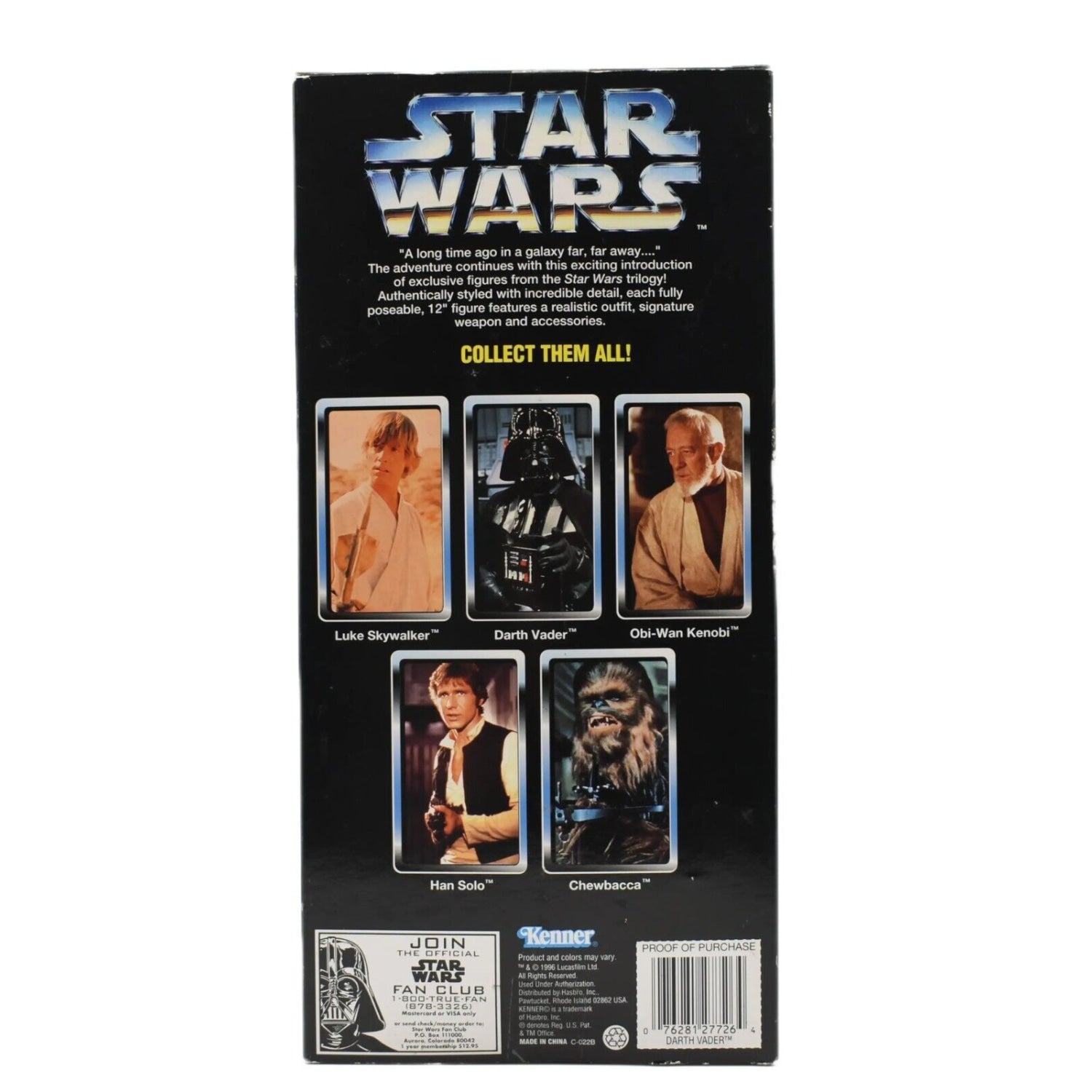 Star Wars Collector Series Darth Vader 12’’ Action Figure SIGNED BY DAVE PROWSE - Toys & Games:Action Figures & Accessories:Action Figures