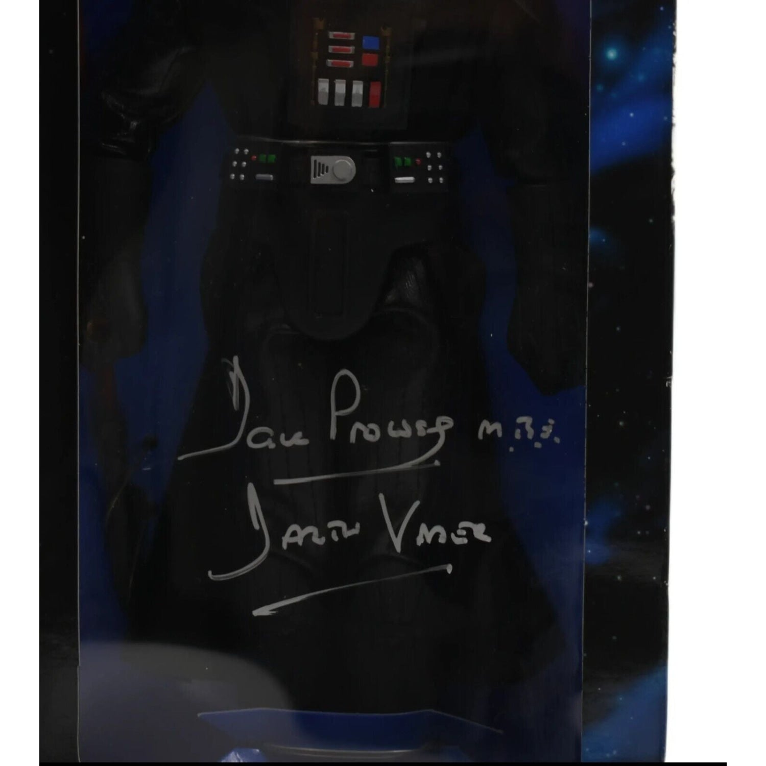 Star Wars Collector Series Darth Vader 12’’ Action Figure SIGNED BY DAVE PROWSE - Toys & Games:Action Figures & Accessories:Action Figures