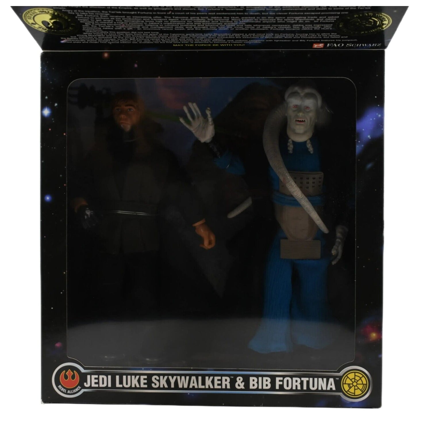 Star Wars Collector Series - Jedi Luke Skywalker Bib Fortuna 12’’ Action Figure Set - Toys & Games:Action Figures & Accessories:Action