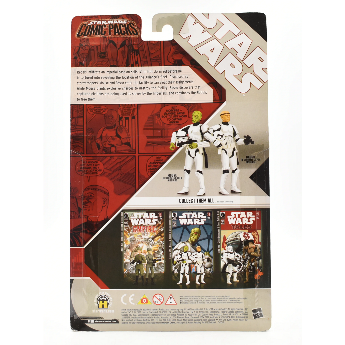 Star Wars Comic Packs #37 - Mouse & Basso in Disguise Action Figure 2-Pack - Toys & Games:Action Figures & Accessories:Action Figures