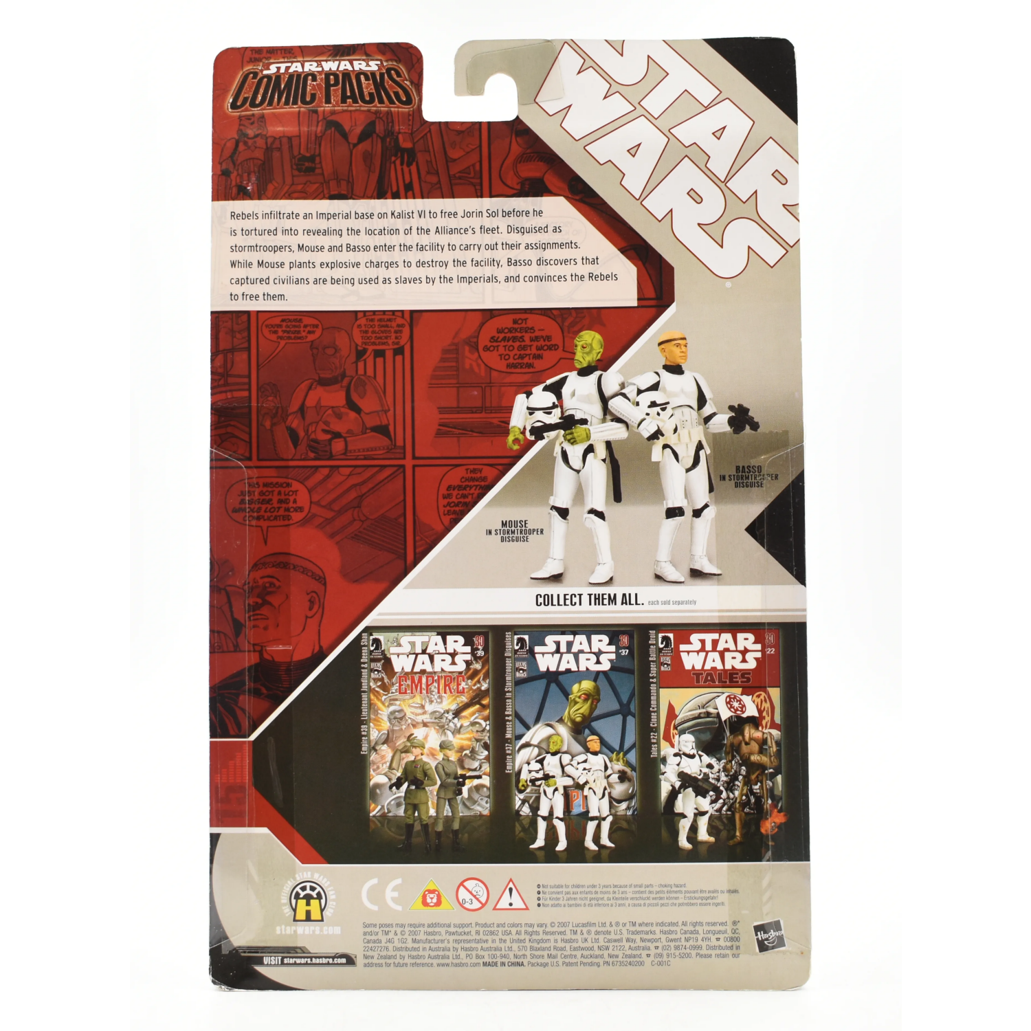Star Wars Comic Packs #37 - Mouse & Basso in Disguise Action Figure 2-Pack - Toys & Games:Action Figures & Accessories:Action Figures