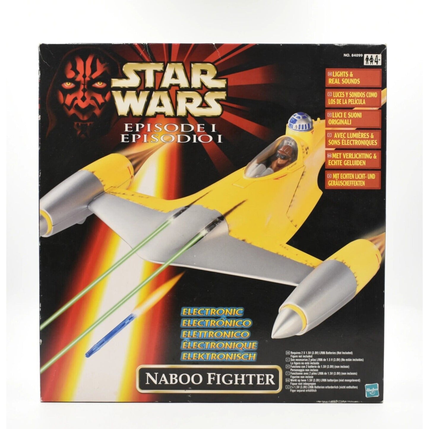 Star Wars Episode 1 - Electronic Naboo Fighter Action Figure Vehicle - Toys & Games:Action Figures & Accessories:Action Figures