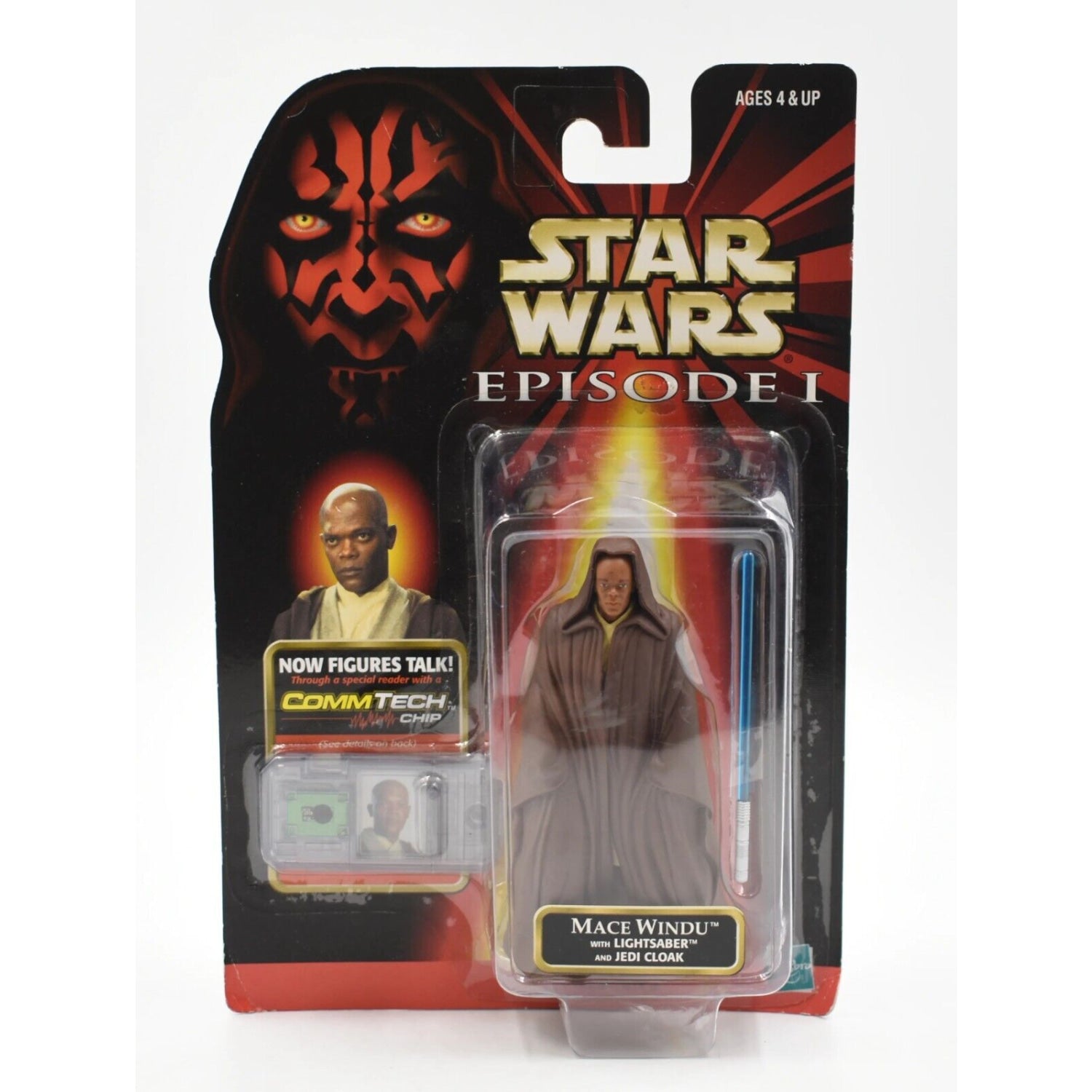 Star Wars Episode 1 The Phantom Menace - Mace Windu (Jedi Master) Action Figure - Toys & Games:Action Figures & Accessories:Action Figures