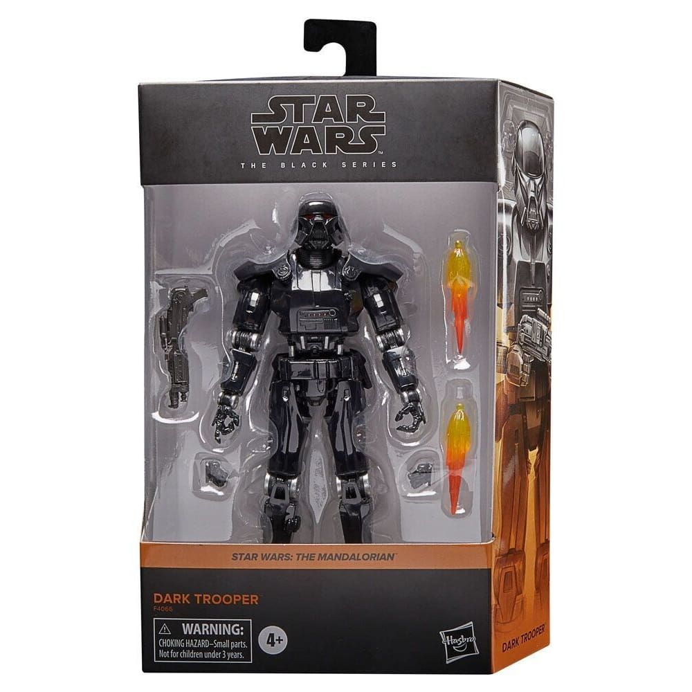 Star Wars Mandalorian The Black Series - Dark Trooper Deluxe Action Figure - Toys & Games:Action Figures & Accessories:Action Figures