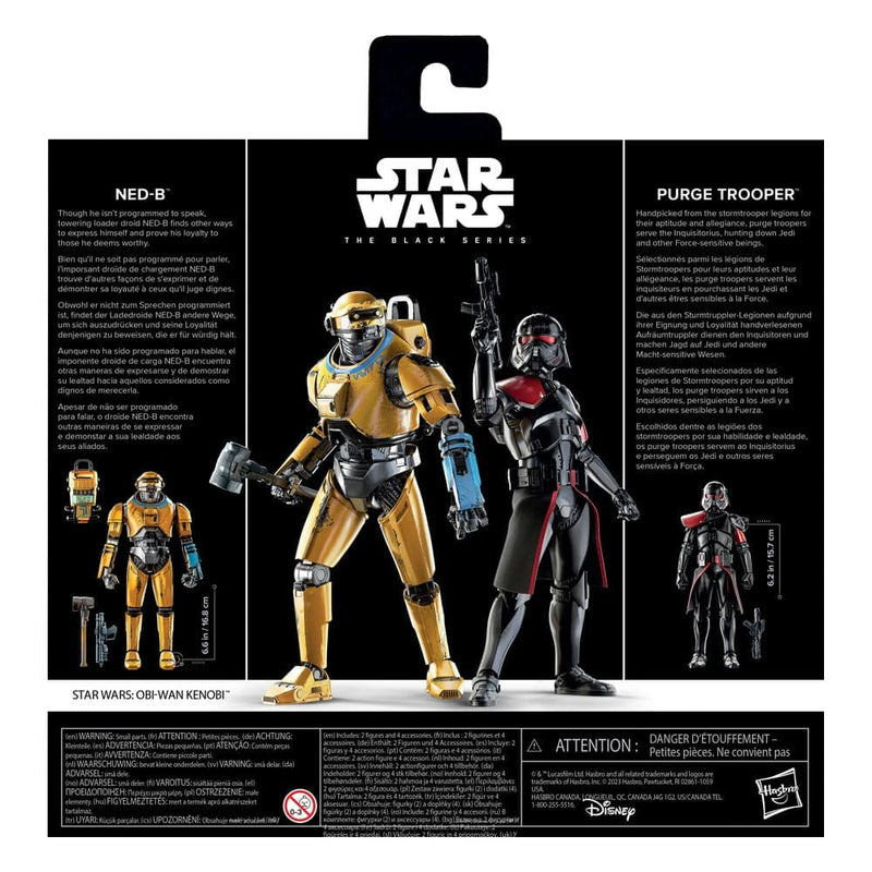 Star Wars Obi-Wan Kenobi The Black Series - NED-B & Purge Trooper Exclusive 2-Pack PRE-ORDER