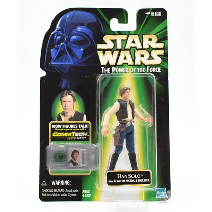 Star Wars Power of The Force CommTech - Han Solo Action Figure - Toys & Games:Action Figures & Accessories:Action Figures