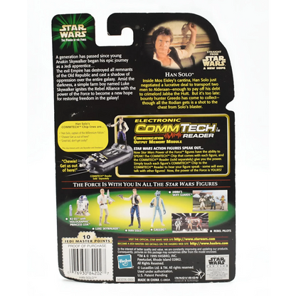 Star Wars Power of The Force CommTech - Han Solo Action Figure - Toys & Games:Action Figures & Accessories:Action Figures
