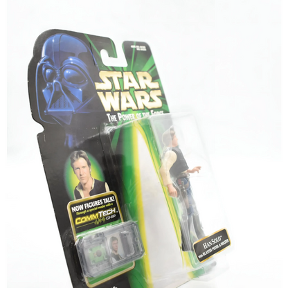 Star Wars Power of The Force CommTech - Han Solo Action Figure - Toys & Games:Action Figures & Accessories:Action Figures