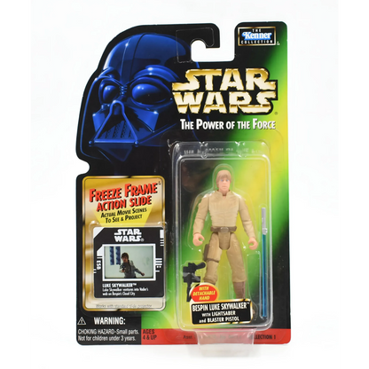 Star Wars Power of The Force Freeze Frame - Bespin Luke Skywalker Action Figure - Toys & Games:Action Figures & Accessories:Action Figures