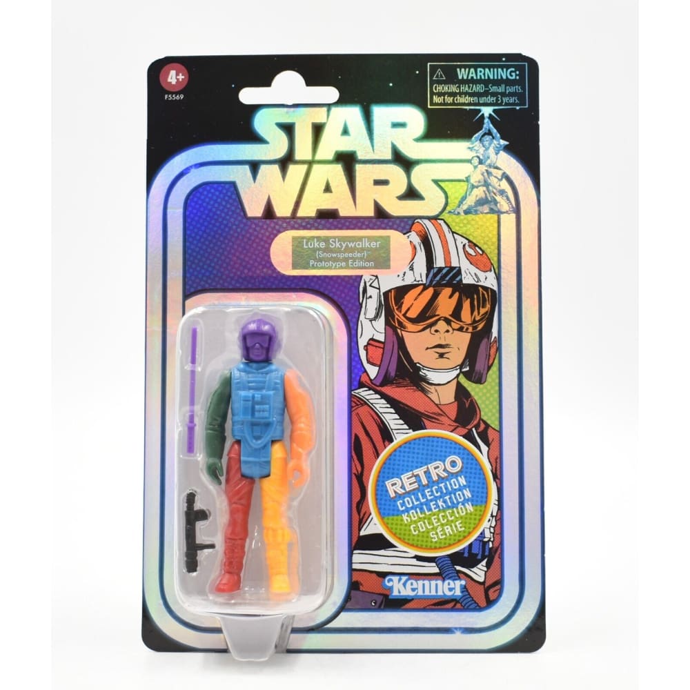 Star Wars Retro Collection Luke Skywalker Snowspeeder Prototype Edition (Purple) - Toys & Games:Action Figures Accessories:Action