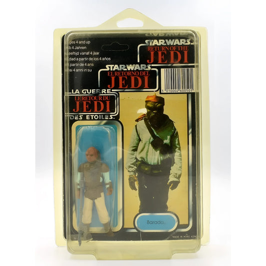 Star Wars Return Of The Jedi Tri-Logo (1983) - Barada / Weequay Action Figure - Error Miscard